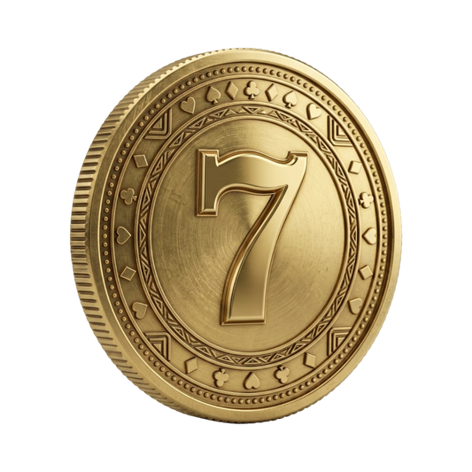 Solid Brass "Lucky 7" Collector Coin ($9.99)