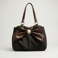 Vintage Polka Dot Bow Shoulder Bag